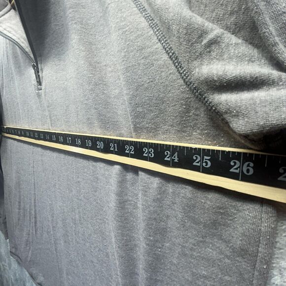 Margaritaville Sweatshirt Mens 2XL Gray Quarter Zip Mock Neck Pullover Pockets - Picture 6 of 11
